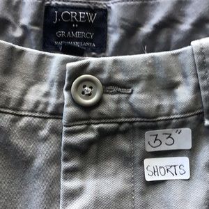 J crew Gramercy shorts very good condition size 33